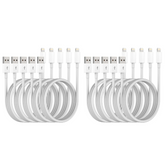 IOS CABLES WHITE 20CT (NO BOX)
